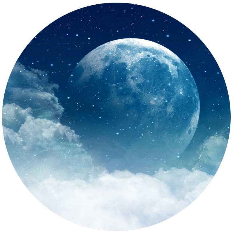 Lunar Dream Calendar moon and clouds